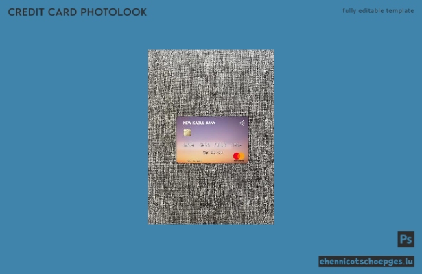 Afghanistan New Kabul Bank Mastercard Photolook Beispielvorschau